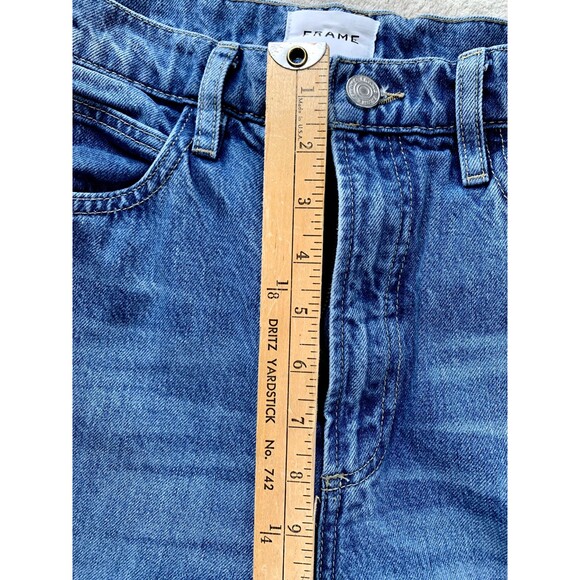 Frame High & Tight Straight Jeans Women’s 29 Blue High Rise Cotton Denim - Picture 9 of 13